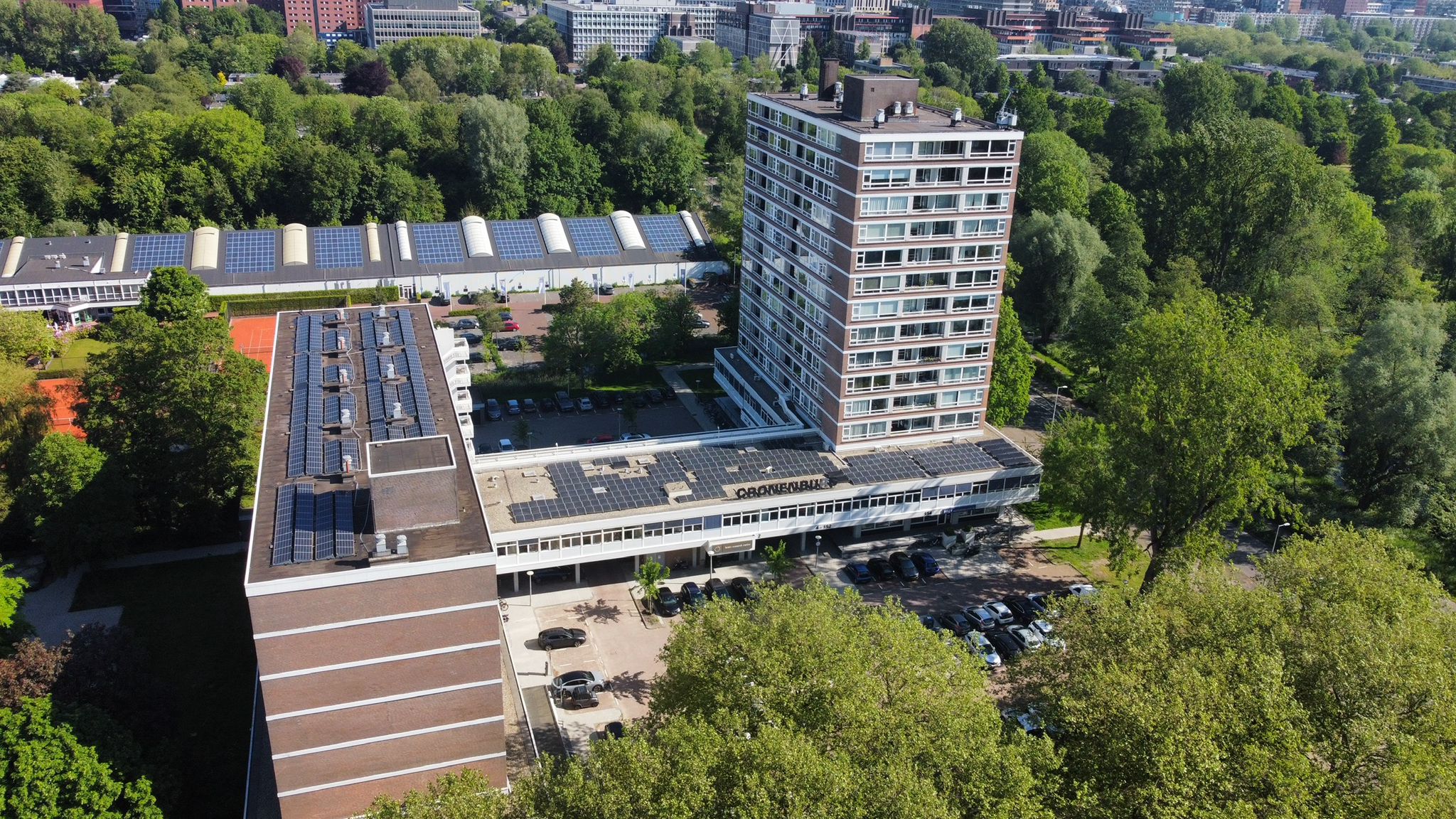 Zakelijke zonnepanelen die Zoncoalitie realiseerde voor POA